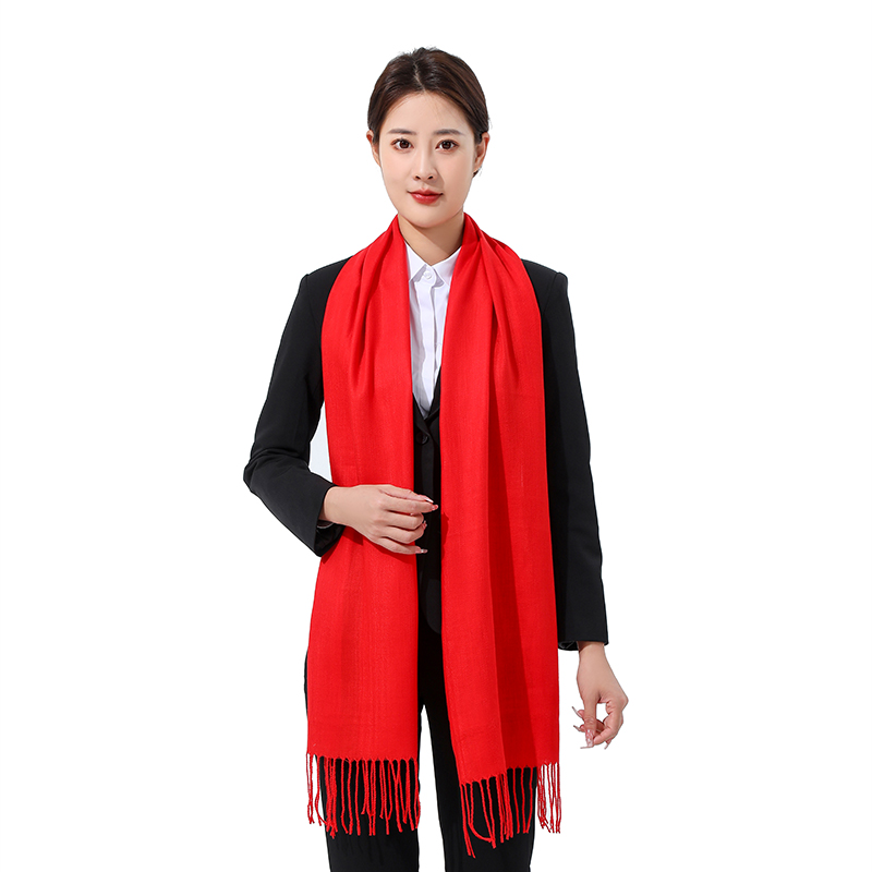 千万不能错过！江苏优选红色生日祝寿围巾logo订制，细节决定成败